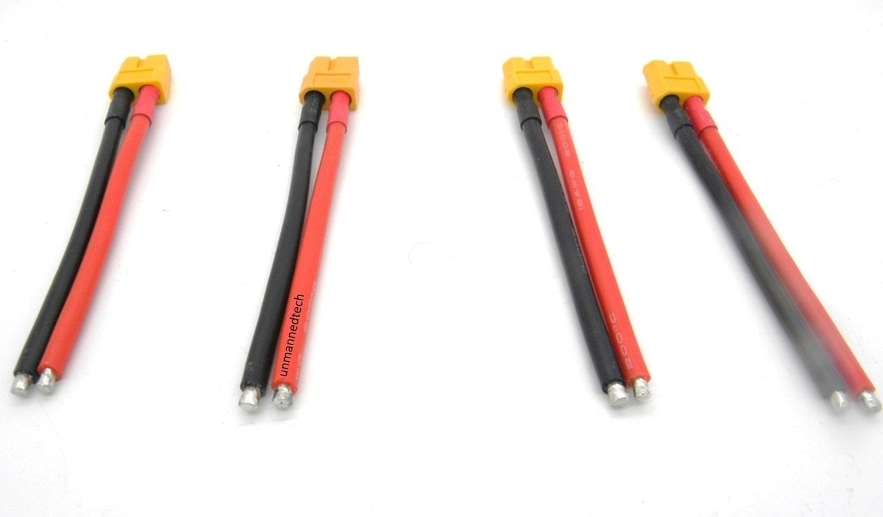 Female XT60 wire - 10cm (Pack of 4)