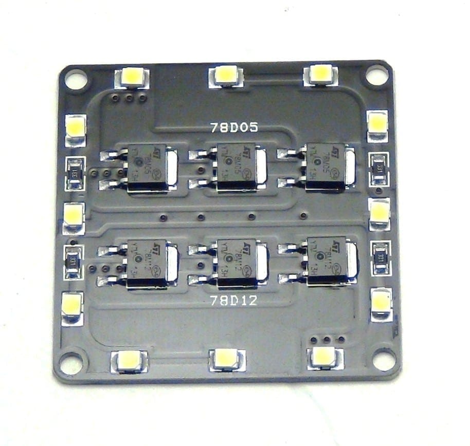 Power Distribution Board with LED/ voltage regulator