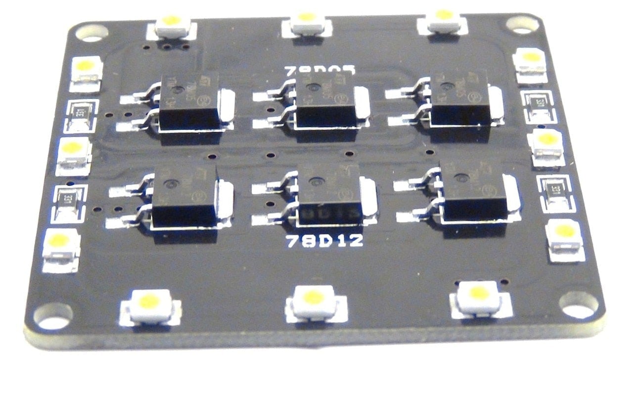 Power Distribution Board with LED/ voltage regulator