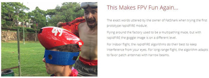 ImmersionRC rapidFIRE w/ Analog PLUS Goggle Receiver Module (Latest Batch)