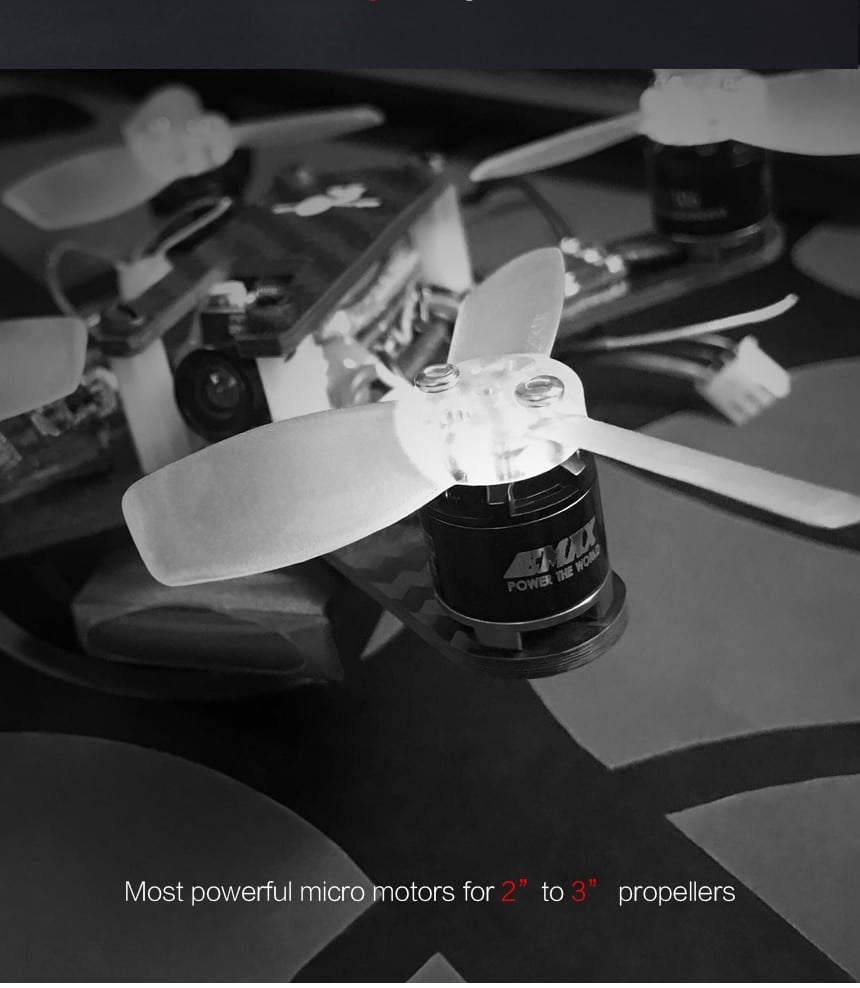 RS 1106 II Micro Brushless Motor (4500Kv, 6000Kv, 7500Kv)