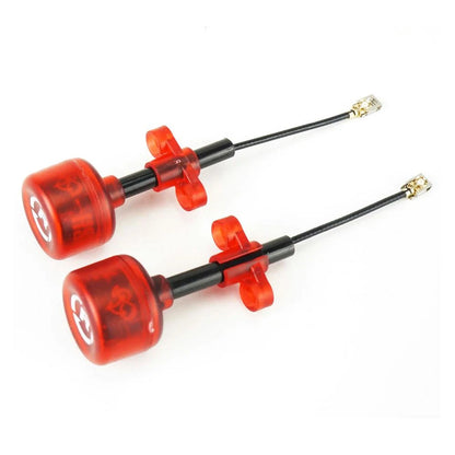 RushFPV Cherry Antenna Locking UFL pair (RHCP / LHCP)