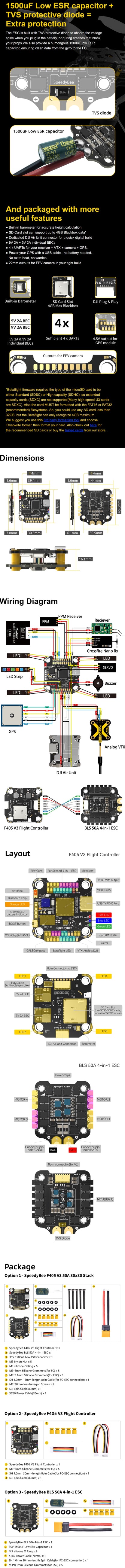 SpeedyBee BLS 50A 4in1 ESC