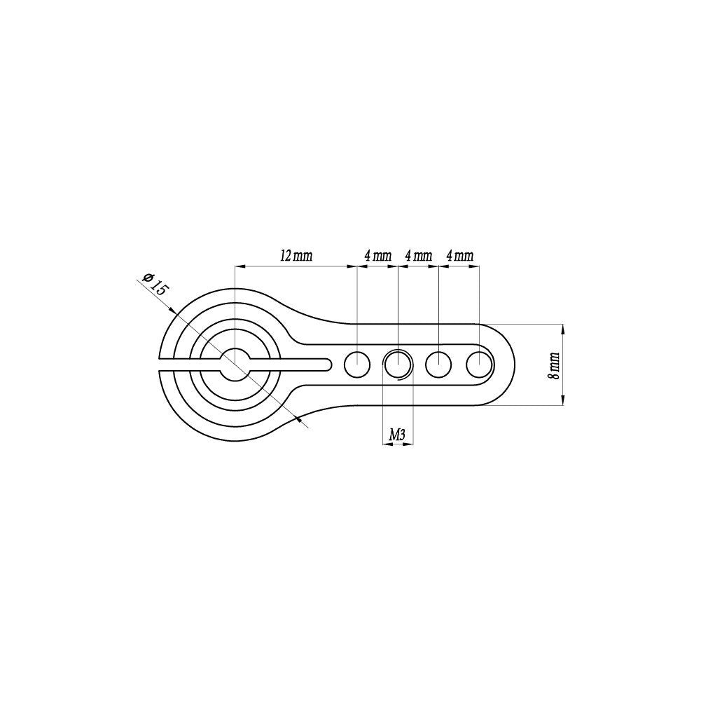 FrSky Xact 6-25T Metal Servo Arm
