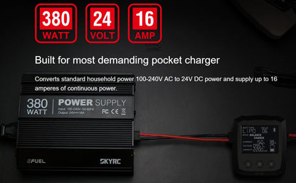 SkyRC eFUEL 380W 16A AC/DC Switching Power Supply