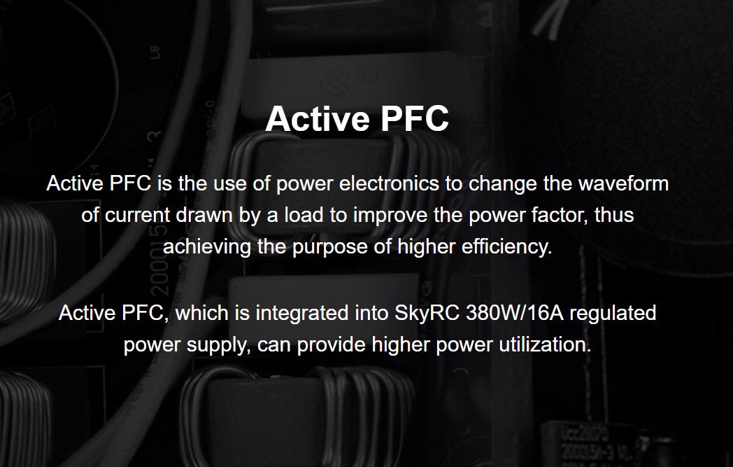 SkyRC eFUEL 380W 16A AC/DC Switching Power Supply