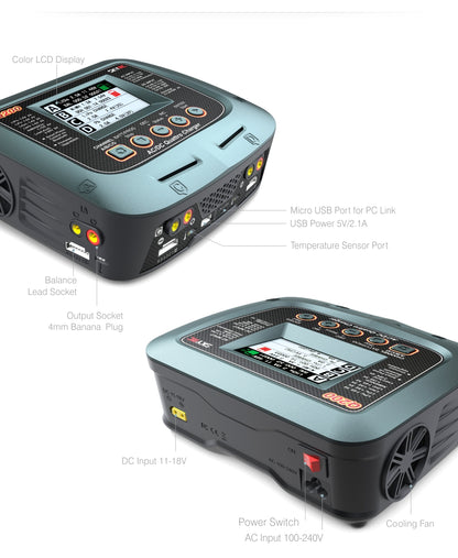 SkyRC Q200 AC/ DC Quattro Balance Charger / Discharger
