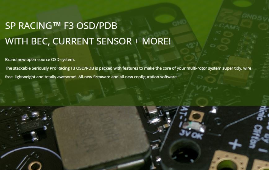 SPF3 OSD/PDB Board