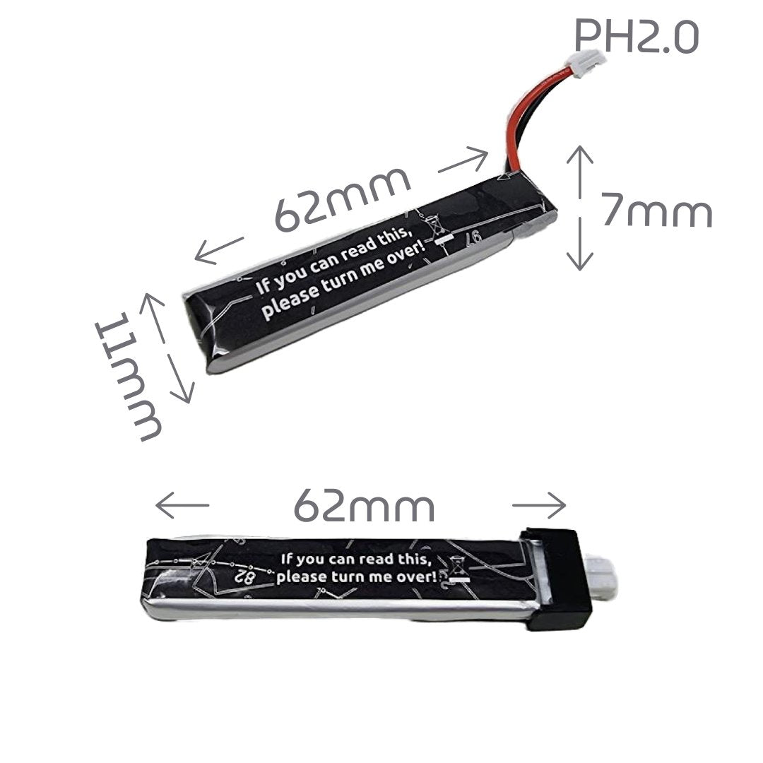 TheFPV 380mAh 1S 60C HV LiPo Battery (PH2.0 Wire)