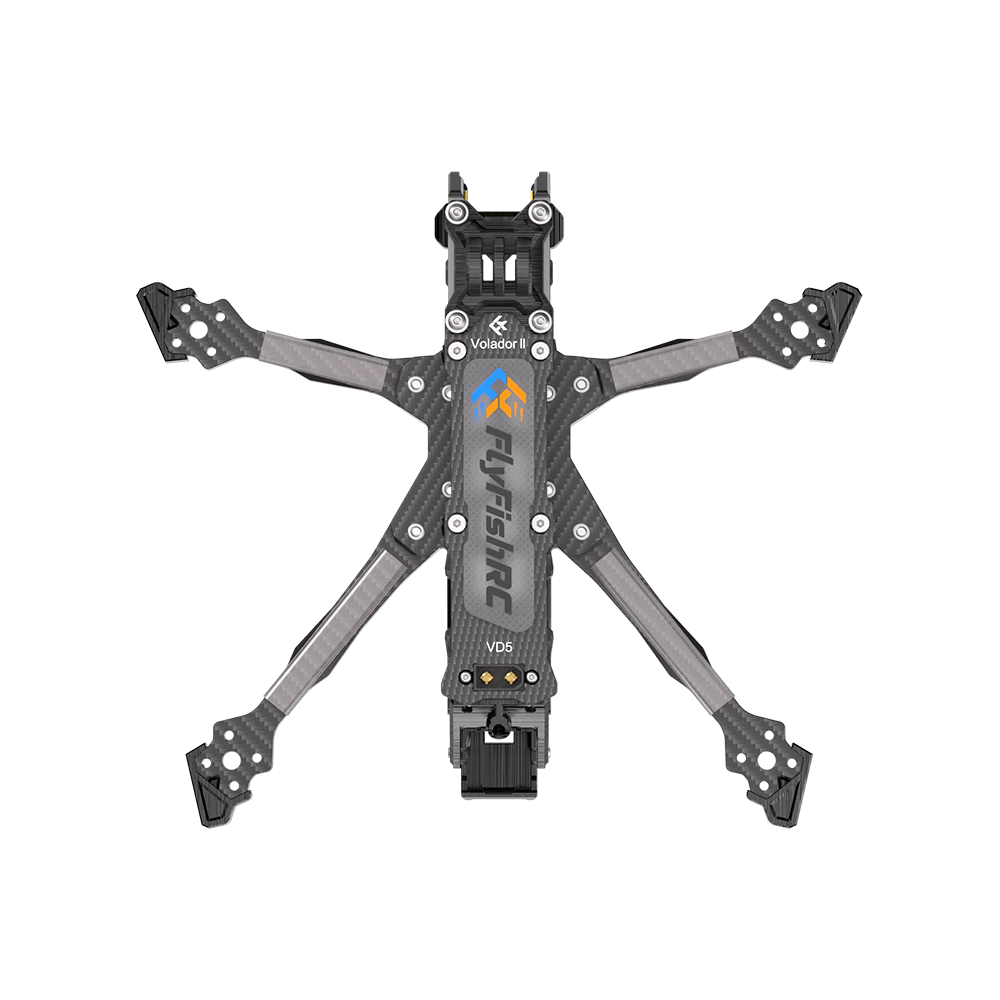 FlyFish RC Voladro Ⅱ VD5 Deadcat FPV LR T700 Frame Kit (DJI O4 Air Unit Version) (Black)
