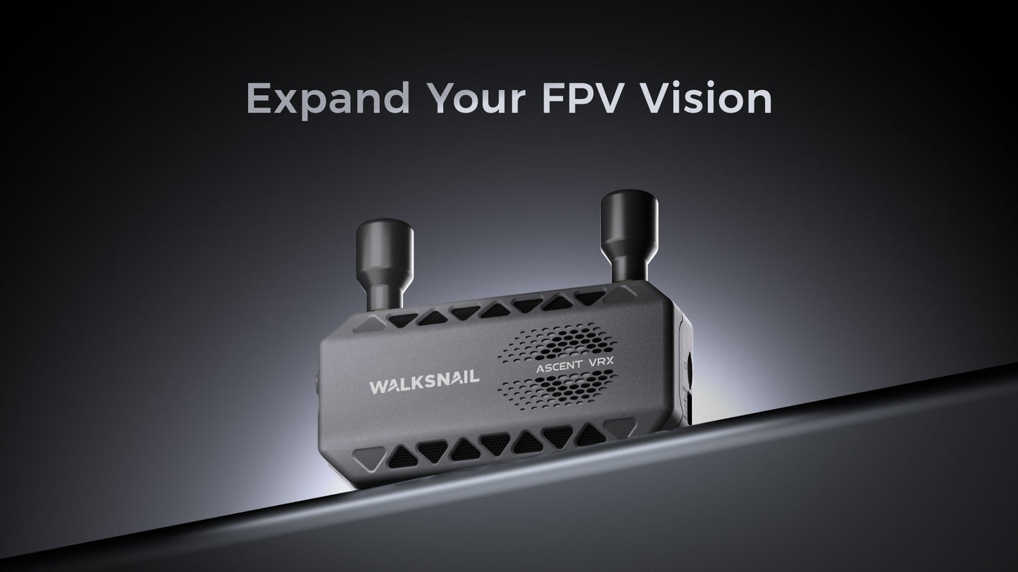 Walksnail Ascent FPV VRX - Digital HD Receiver with HDMI Output & Canvas Mode