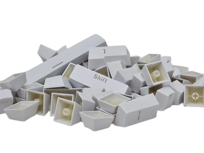 TKC ABS White Double Shot Keycap